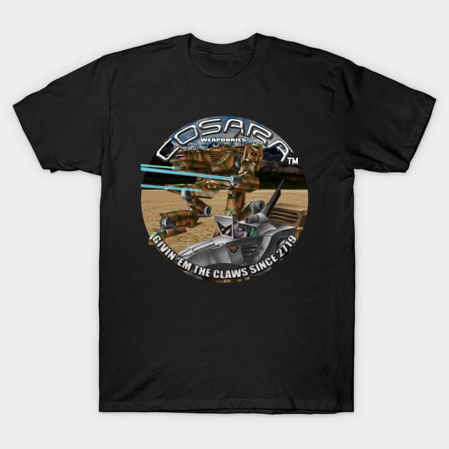 Cosara Weaponries- Pebble Crab T-Shirt by Oswald's Oddities